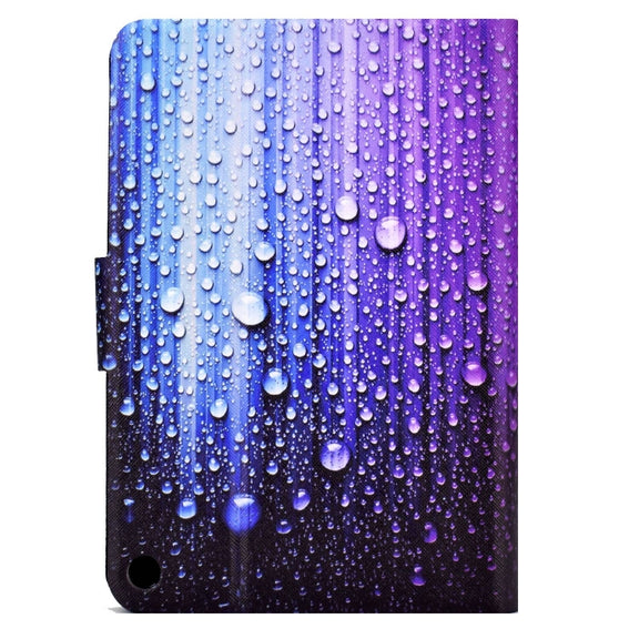 For Amazon Fire Max 11 2023 Colored Drawing Smart Leather Tablet Case(Waterdrop)