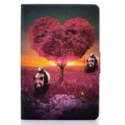 For Amazon Fire Max 11 2023 Colored Drawing Smart Leather Tablet Case(Panda)