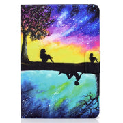 For Amazon Fire Max 11 2023 Colored Drawing Smart Leather Tablet Case(Starry Reflection)