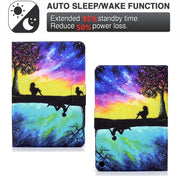 For Amazon Fire Max 11 2023 Colored Drawing Smart Leather Tablet Case(Starry Reflection)