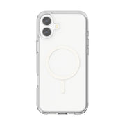 For iPhone 16 Plus Terminator Style Transparent MagSafe Magnetic Phone Case(Transparent)