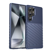 For Samsung Galaxy S25 Ultra 5G Thunderbolt Shockproof TPU Phone Case(Blue)