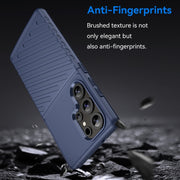 For Samsung Galaxy S25 Ultra 5G Thunderbolt Shockproof TPU Phone Case(Blue)
