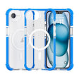For iPhone 16e Acrylic Magsafe Magnetic Shockproof Phone Case(Blue) - iPhone 16e Cases by PMC TechLife | Online Shopping South Africa | PMC TechLife | Buy Now Pay Later Mobicred