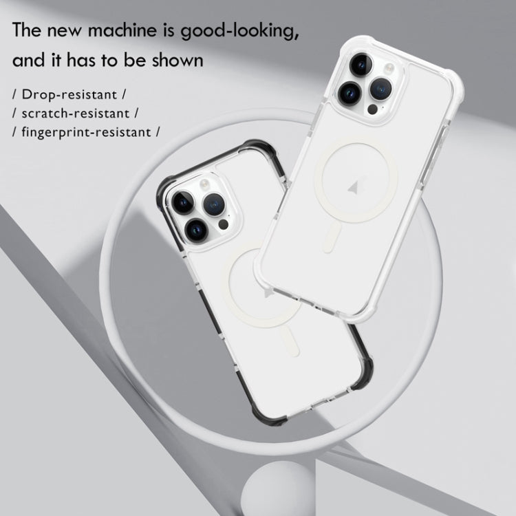For iPhone 16 Plus Acrylic Magsafe Magnetic Shockproof Phone Case(Pink)