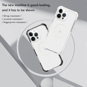 For iPhone 16 Plus Acrylic Magsafe Magnetic Shockproof Phone Case(Pink)