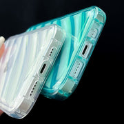 For iPhone 14 Pro Waves TPU Phone Case(Transparent)