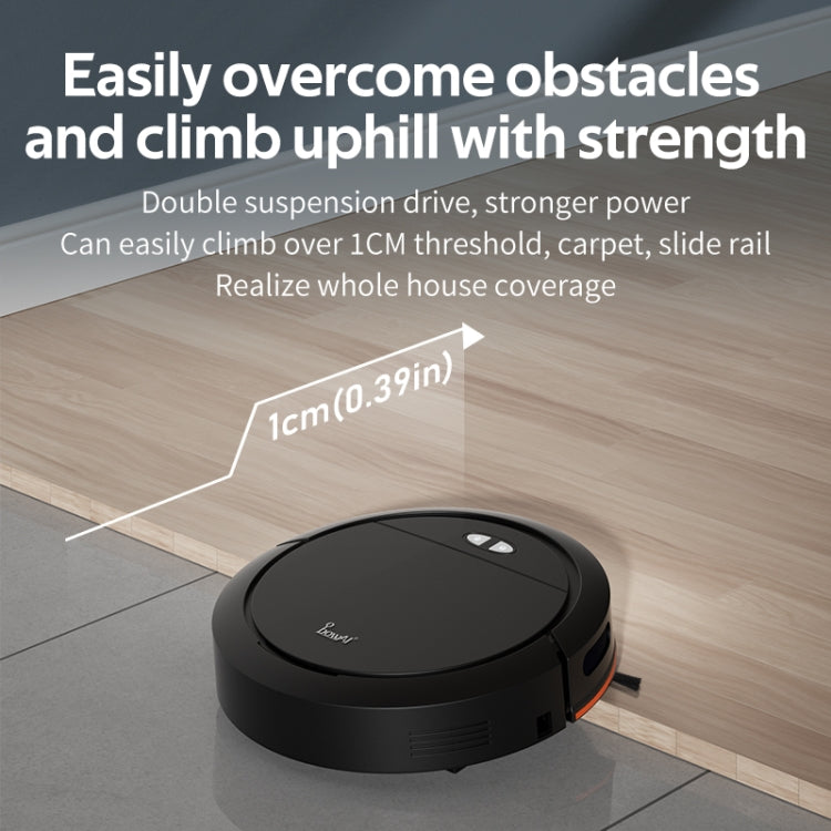 OB16 Mini Vacuum Cleaner Intelligent Sweeping Robot(Black)