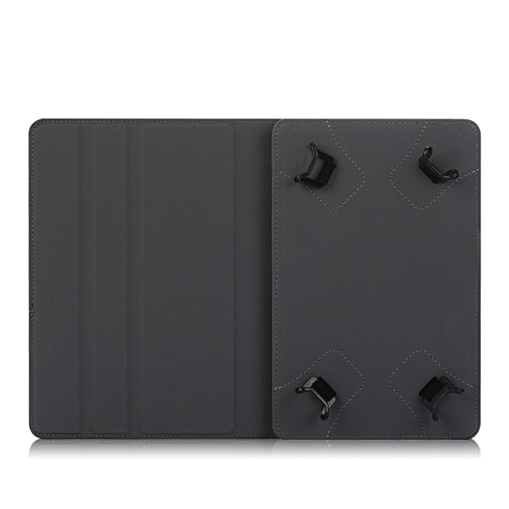 For 7-8 inch Marble Cloth Texture Horizontal Flip Universal Tablet PC Leather Case with Pen Slot & Holder(Grey)