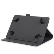 For 7-8 inch Marble Cloth Texture Horizontal Flip Universal Tablet PC Leather Case with Pen Slot & Holder(Grey)