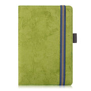 For 7-8 inch Marble Cloth Texture Horizontal Flip Universal Tablet PC Leather Case with Pen Slot & Holder(Green)