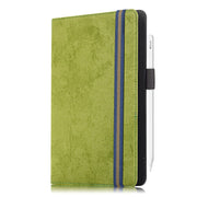 For 7-8 inch Marble Cloth Texture Horizontal Flip Universal Tablet PC Leather Case with Pen Slot & Holder(Green)