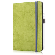 For 9-11 inch Marble Cloth Texture Horizontal Flip Universal Tablet PC Leather Case with Pen Slot & Holder(Green)