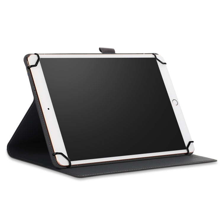For 9-11 inch Marble Cloth Texture Horizontal Flip Universal Tablet PC Leather Case with Pen Slot & Holder(Green)