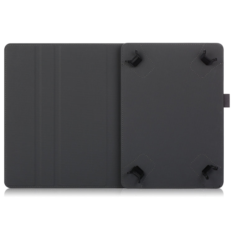For 9-11 inch Marble Cloth Texture Horizontal Flip Universal Tablet PC Leather Case with Pen Slot & Holder(Green)