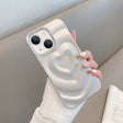 For iPhone 13 3D Love Pattern Phone Case(Silver) - iPhone 13 Cases by PMC TechLife | Online Shopping South Africa | PMC TechLife
