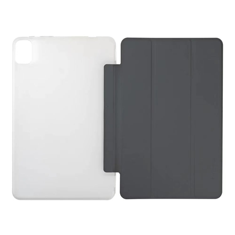 For Teclast T40S 3-Fold Holder Folio Leather Tablet Smart Case(Grey)