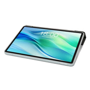For Teclast P50 3-Fold Holder Folio Leather Tablet Smart Case(Grey)