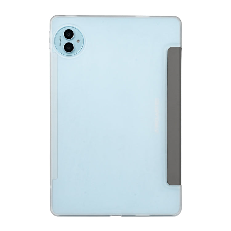 For Teclast P50 3-Fold Holder Folio Leather Tablet Smart Case(Grey)