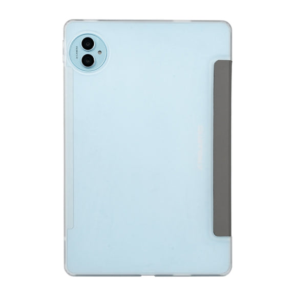 For Teclast P50 3-Fold Holder Folio Leather Tablet Smart Case(Grey)