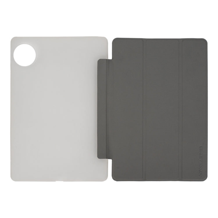 For Teclast P50 3-Fold Holder Folio Leather Tablet Smart Case(Grey)