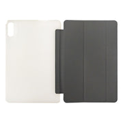 For Teclast P30T 3-Fold Holder Folio Leather Tablet Smart Case(Grey)