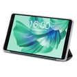 For Teclast P85T 3-Fold Holder Folio Leather Tablet Smart Case(Grey) - Teclast by TECLAST | Online Shopping South Africa | PMC TechLife | Buy Now Pay Later Mobicred