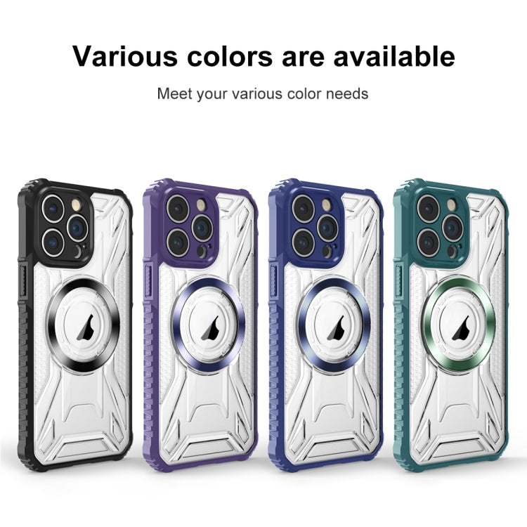 For iPhone 11 Pro CD Texture Magsafe Phone Case(Dark Green)
