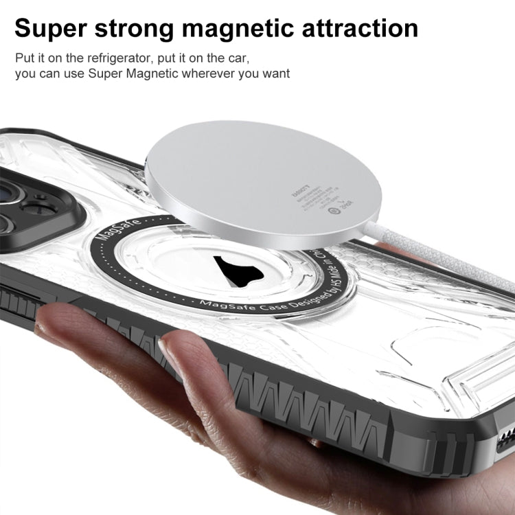 For iPhone 12 CD Texture Magsafe Phone Case(Black)
