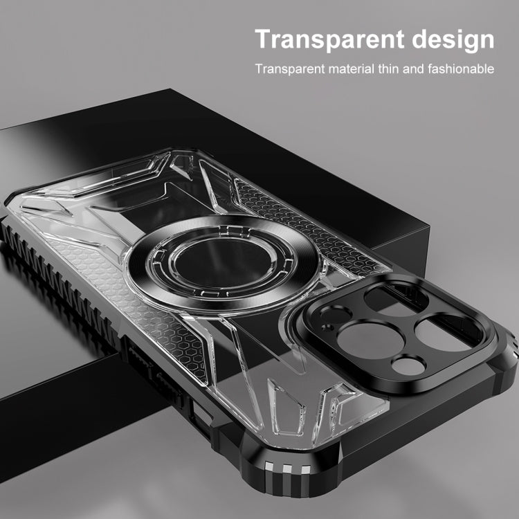 For iPhone 12 CD Texture Magsafe Phone Case(Black)