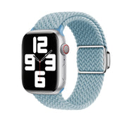 For Apple Watch Ultra 2 49mm Nylon Loop Magnetic Buckle Watch Band(Rock Blue)
