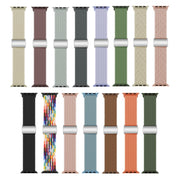 For Apple Watch Ultra 49mm Nylon Loop Magnetic Buckle Watch Band(Violets)
