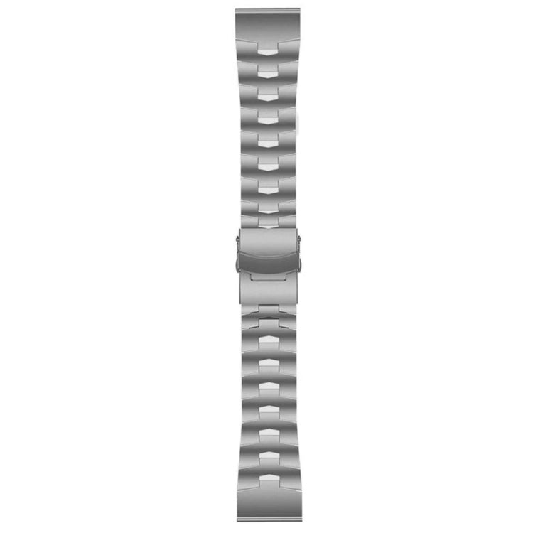 For Garmin Instinct 2X Solar Titanium Alloy Quick Release Watch Band(Titanium Gray)