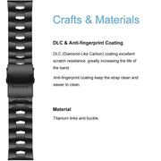 For Garmin Instinct 2X Solar Titanium Alloy Quick Release Watch Band(Titanium Gray)