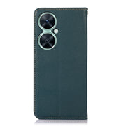 For Huawei Nova 11i / Enjoy 60 Pro KHAZNEH Nappa Top Layer Cowhide Leather Phone Case(Green)