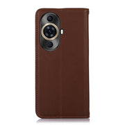 For Huawei Nova 11 Pro / 11 Ultra KHAZNEH Nappa Top Layer Cowhide Leather Phone Case(Brown)