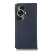 For Huawei Nova 11 Pro / 11 Ultra KHAZNEH Nappa Top Layer Cowhide Leather Phone Case(Blue)