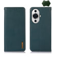 For Huawei Nova 11 KHAZNEH Nappa Top Layer Cowhide Leather Phone Case(Green) - Huawei Cases by PMC TechLife | Online Shopping South Africa | PMC TechLife | Buy Now Pay Later Mobicred