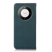 For Huawei Mate 60 Pro KHAZNEH Nappa Top Layer Cowhide Leather Phone Case(Green)