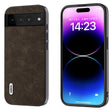 For Google Pixel 8 ABEEL Dream Litchi Texture PU Phone Case(Khaki) - Google Cases by PMC TechLife | Online Shopping South Africa | PMC TechLife
