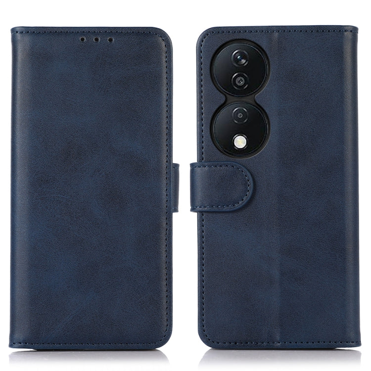 For Honor X7B / Huawei Enjoy 50 Plus Cow Texture Leather Phone Case(Blue)