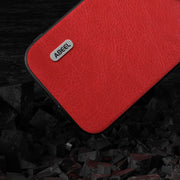 For Samsung Galaxy S23 FE 5G ABEEL Retro Litchi Texture PU Phone Case(Red)