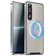 For Sony Xperia 1 VI Frosted Metal MagSafe Magnetic Phone Case(Silver) - Sony Cases by PMC TechLife | Online Shopping South Africa | PMC TechLife | Buy Now Pay Later Mobicred