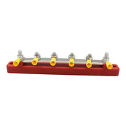 CP-3123 RV Yacht 150A High Current Single-row 4-way Busbar with 6pcs Terminals