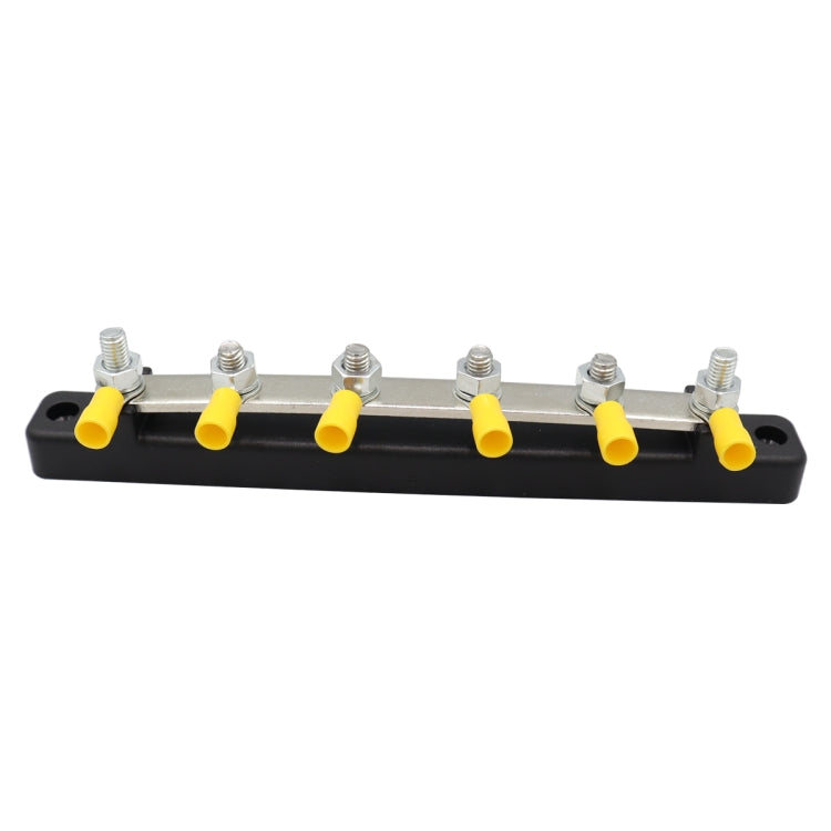 CP-3124 RV Yacht 150A High Current Single-row 4-way Busbar with 6pcs Terminals