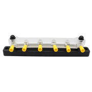 CP-3124 RV Yacht 150A High Current Single-row 4-way Busbar with 6pcs Terminals