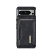 For Google Pixel 8 Pro DG.MING M2 Series 3-Fold Multi Card Bag + Magnetic Phone Case(Black)