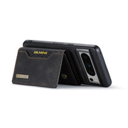 For Google Pixel 8 Pro DG.MING M2 Series 3-Fold Multi Card Bag + Magnetic Phone Case(Black)
