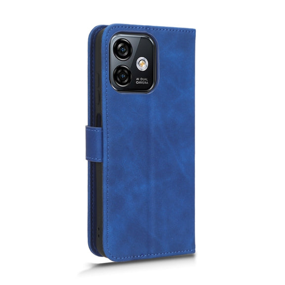 For Ulefone Note 16 Pro Skin Feel Magnetic Flip Leather Phone Case(Blue)