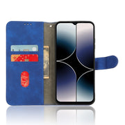 For Ulefone Note 16 Pro Skin Feel Magnetic Flip Leather Phone Case(Blue)